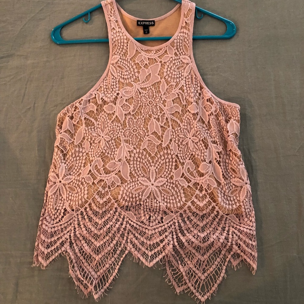 Pink/mauve tank
